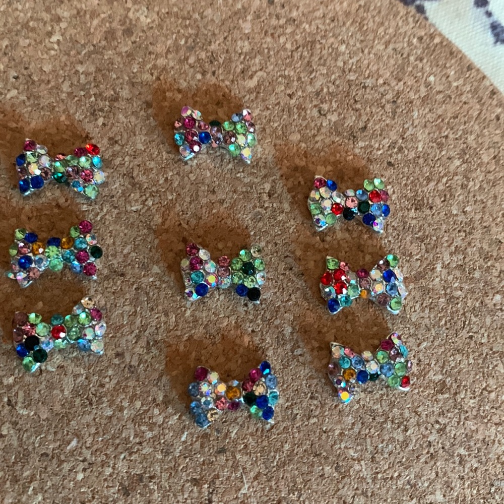 Rhinestone nail jewelry